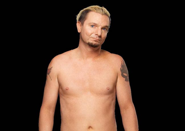 James Ellsworth poses for his profile picture for the WWE website