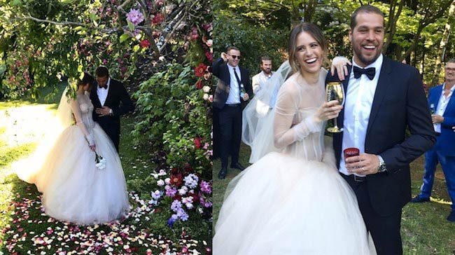 Jesinta Campbell and Buddy Franklin's wedding