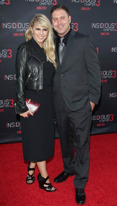 Jodie Sweetin and Justin Hodak at the premiere of Insidious Chapter 3 in June 2015