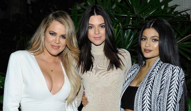 Khloe Kardashian with Kendall Jenner and Kylie Jenner