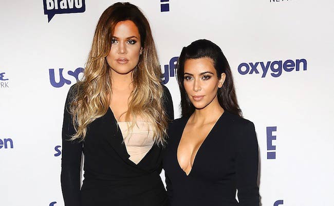 Kim Kardashian and Khloe Kardashian