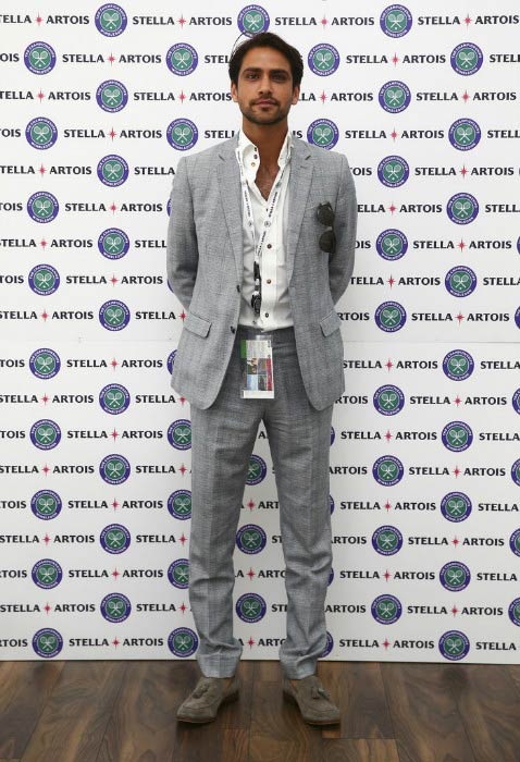 Luke Pasqualino at the Wimbledon Lawn Tennis Championships in July 2016