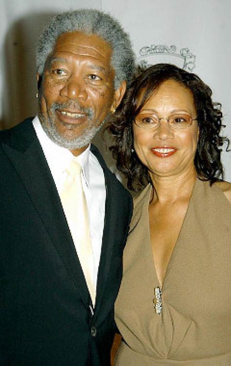 Morgan Freeman with his former wife Myrna-Colley Lee in better times