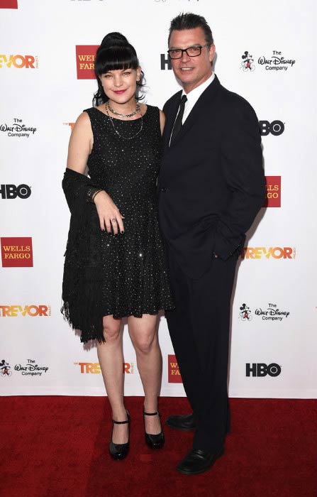 Pauley Perrette and Thomas Arklie at the TrevorLIVE LA Event in December 2015