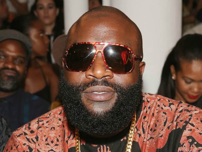 Rick Ross at the Pyer Moss Fashion Show during MADE Fashion Week in September 2016