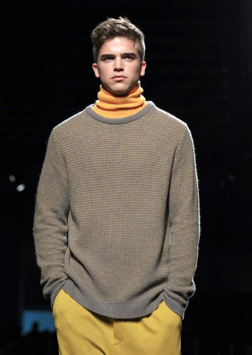 River Viiperi at the Marc Jacobs fashion show during New York Fashion Week in 2015