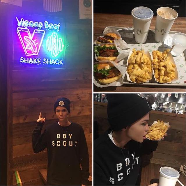 Ruby Rose fulfilling her cravings