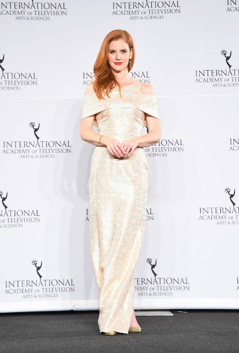 Sarah Rafferty at the 44th International Emmy Awards in November 2016