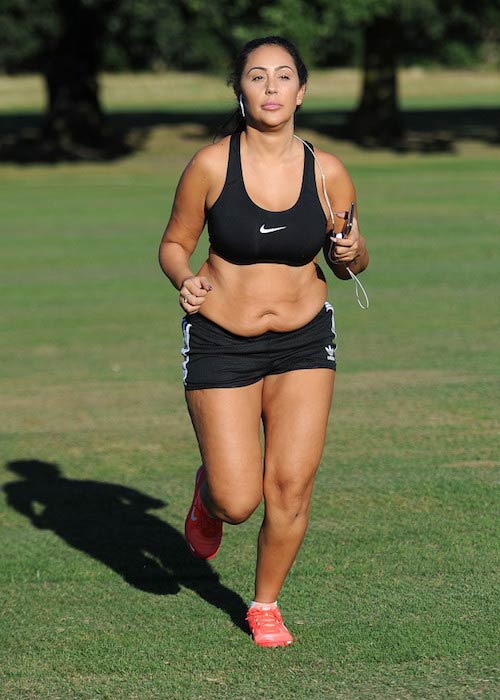 Sophie Kasaei running outdoors