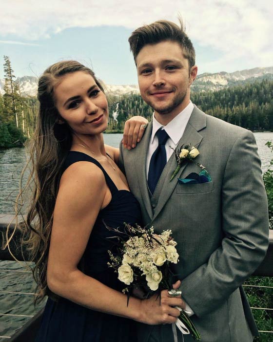 Sterling Knight and Ayla Kell in October 2016