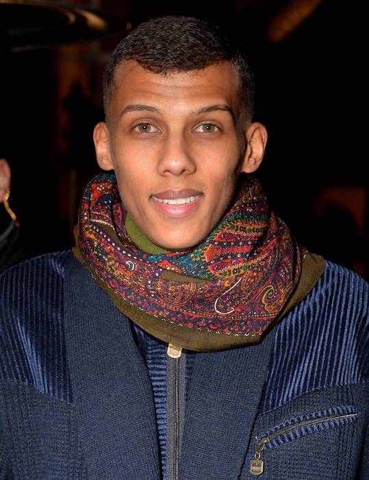 Stromae at the Men's Fashion Show Valentino during Ready to Wear Fall Winter 2015 / 2016 Fashion Week