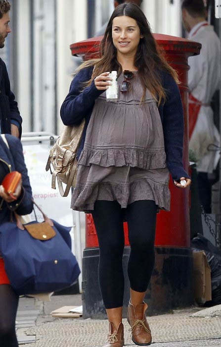 Amelia Warner during a shopping trip in London