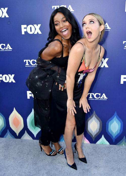 Billie Lourd (Right) at Fox 2016 Summer TCA All Star Party in August 2016