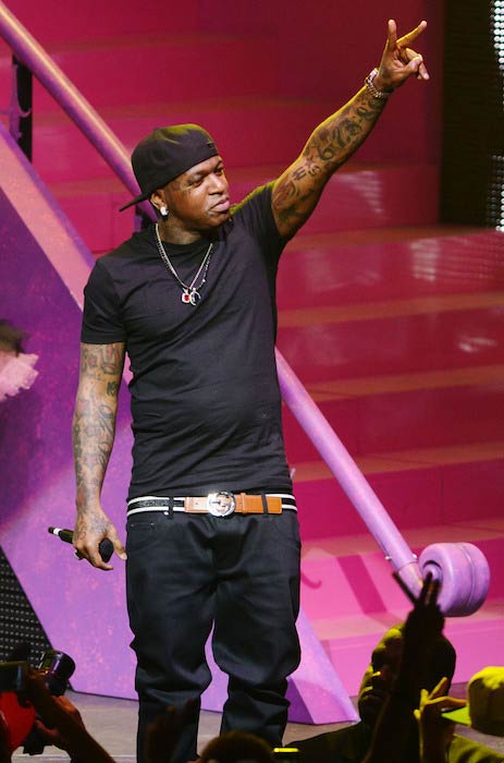 Birdman at Nicki Minaj's Pink Friday Tour in July 2012