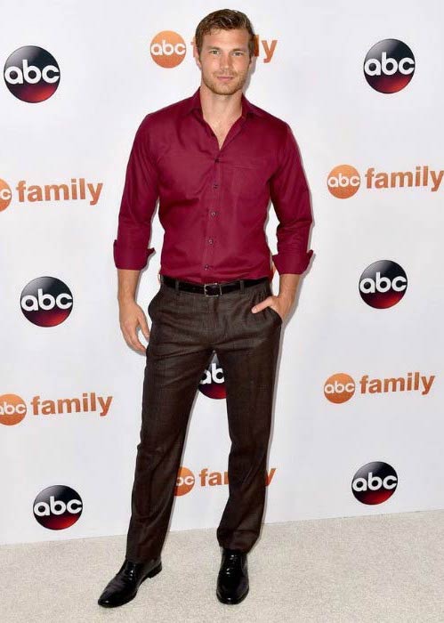 Derek Theler at the TCA Summer Press Tour of Disney ABC Television Group in August 2015