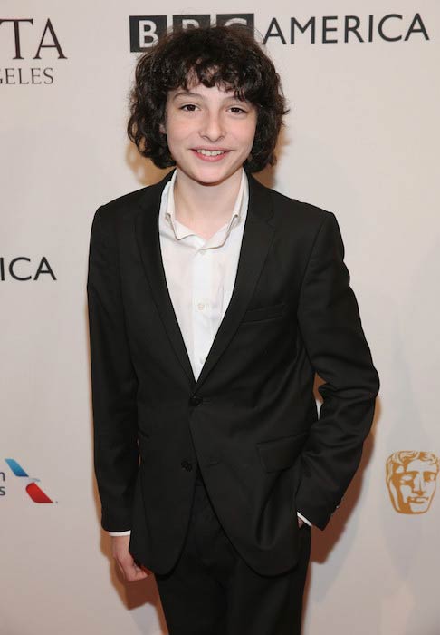 Finn Wolfhard at The BAFTA Tea Party in January 2017