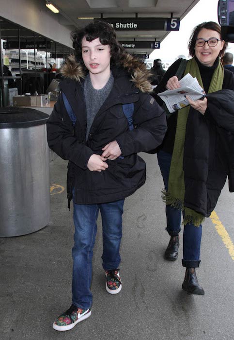 Finn Wolfhard was seen at LAX in January 2017