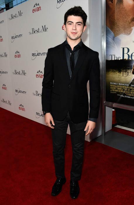 Ian Nelson at The Best Of Me premiere in October 2014 in Los Angeles