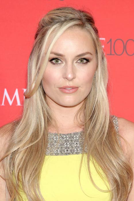 Lindsey Vonn at the Time 100 Gala in April 2016