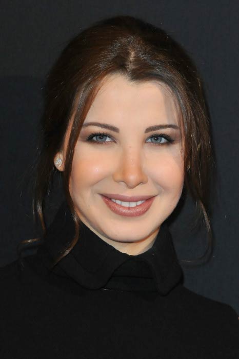 Nancy Ajram at the Paris Haute Couture Fashion Week Spring/Summer in January 2011