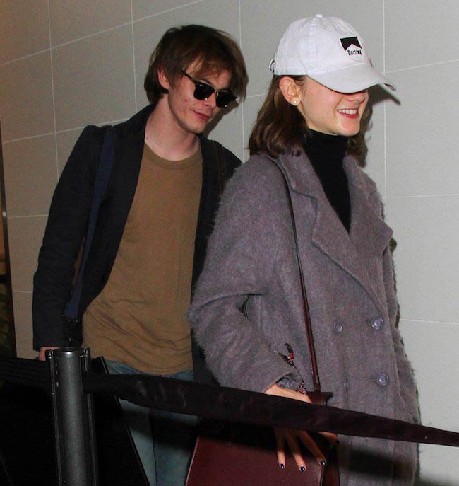 Natalie Dyer and Charlie Heaton