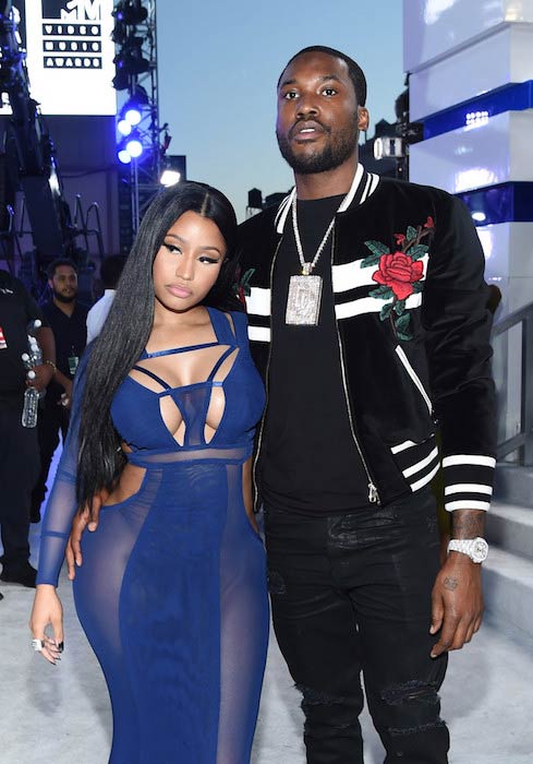 Nicki Minaj and Meek Mill at the 2016 MTV Video Music Awards