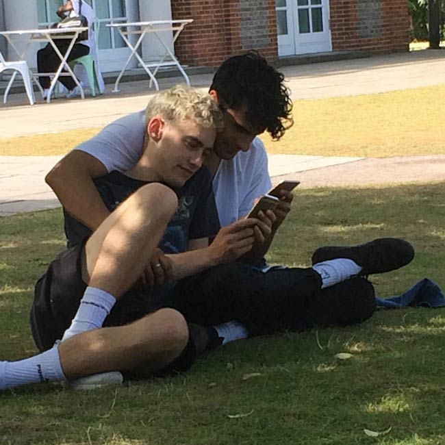 Olly Alexander and boyfriend Neil Amin-Smith