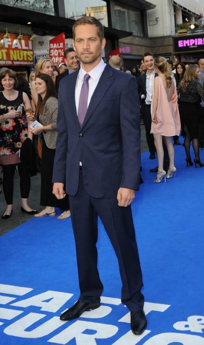 Paul Walker at the Fast & Furious 6 world premiere in London in May 2013