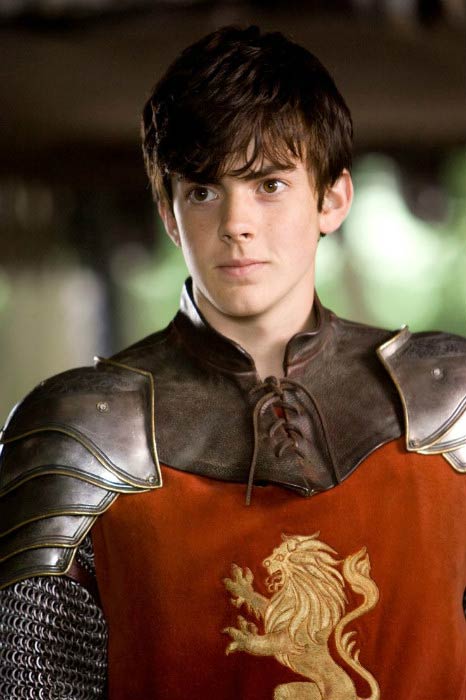 Skandar Keynes in a shot taken from his film The Chronicles of Narnia: Prince Caspian