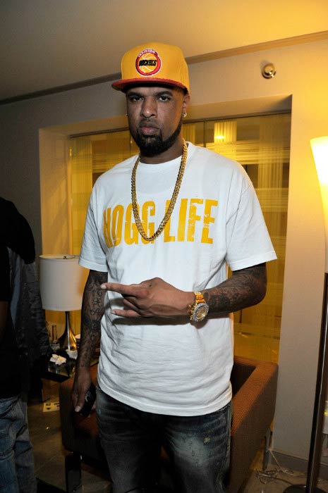 Slim Thug at the FlauSachika Groups exclusive magic suite party in February 2013