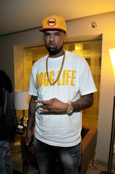  Slim Thug auf der FlauSachika Groups exclusive Magic Suite Party im Februar 2013