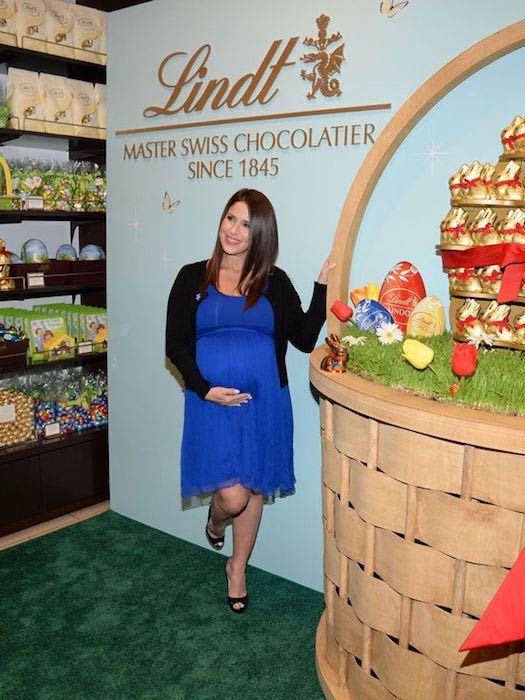 Soleil Moon Frye at Lindt chocolate shop