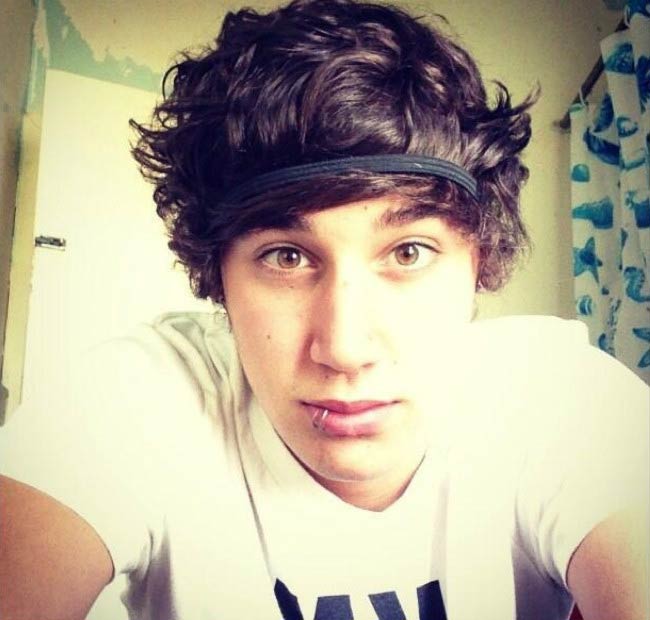 The Janoskians' Luke Brooks in a social media picture shared in 2015