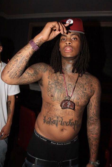 Waka Flocka Flame shirtless body