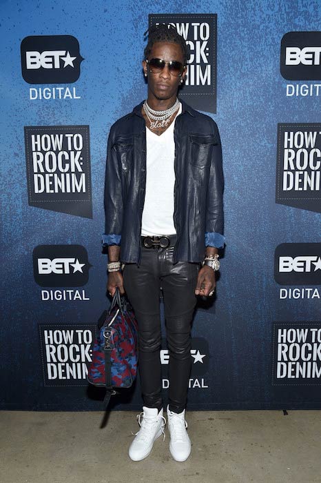 Young Thug At The BET How To Rock Denim In August 2016 