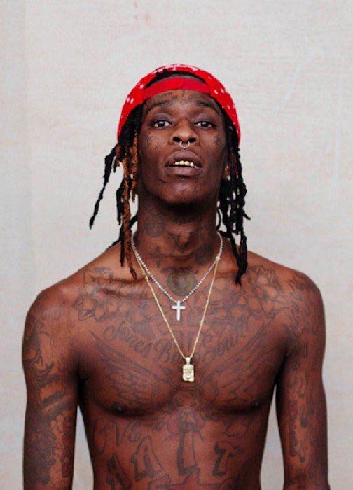 Young Thug Height Weight Body Statistics Biography Healthy Celeb   Young Thug Shirtless Body 