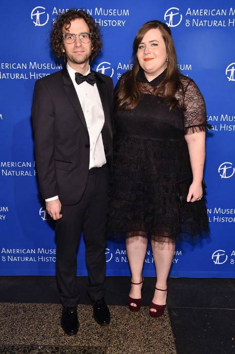 Aidy Bryant and Conner O'Malley at the 2016 American Museum of Natural History