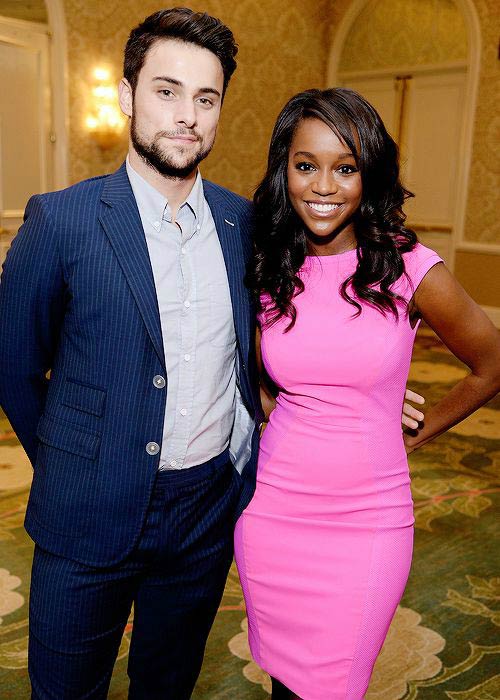 Aja Naomi King and Jack Falahee at the 2015 AFI Awards Luncheon