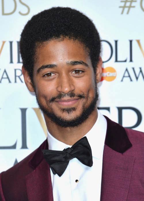 Alfred Enoch at the 2016 Olivier Awards