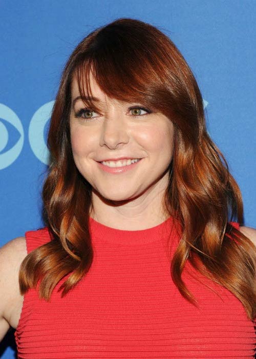 Alyson Hannigan vid CBS Upfront Presentation i maj 2013