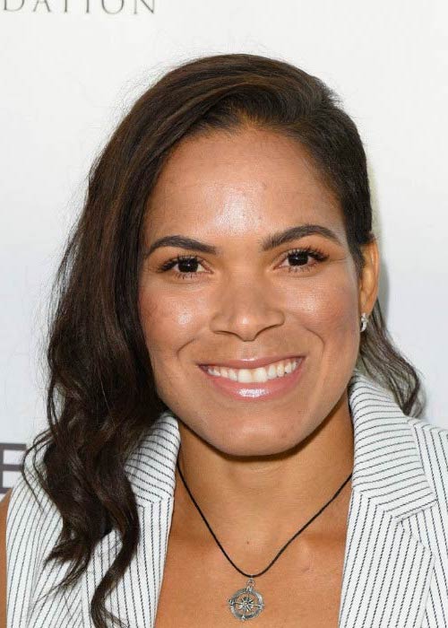 Amanda Nunes at the Equality Awards in September 2016 in Los Angeles