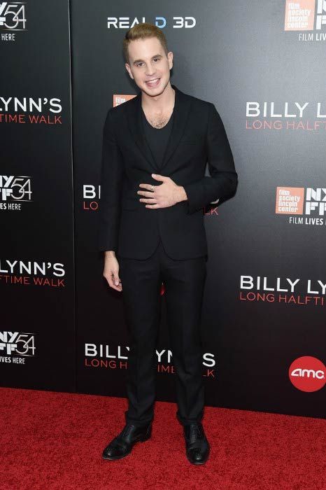 Ben Platt at the Billy Lynn's Long Halftime Walk during 54th New York Film Festival in October 2016