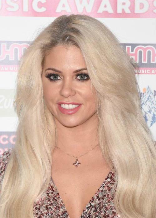 Bianca Gascoigne at the Urban Music Awards in November 2015