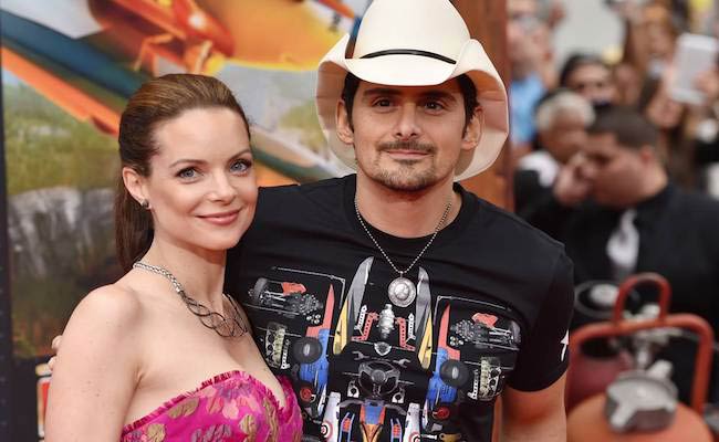 Brad Paisley and wife Kimberly Williams Paisley at the premiere of Planes Fire & Rescue on July 15, 2014