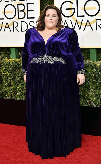 Chrissy Metz at 2017 Golden Globe Awards