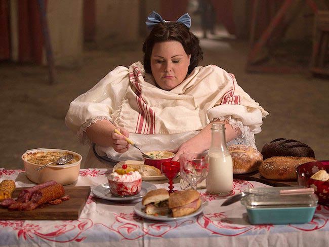 Chrissy Metz feeding her with sufficient food