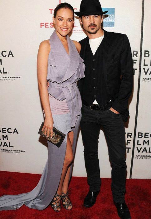 Colin Farrell and Alicja Bachleda-Curus at the Tribeca Film Festival in 2010