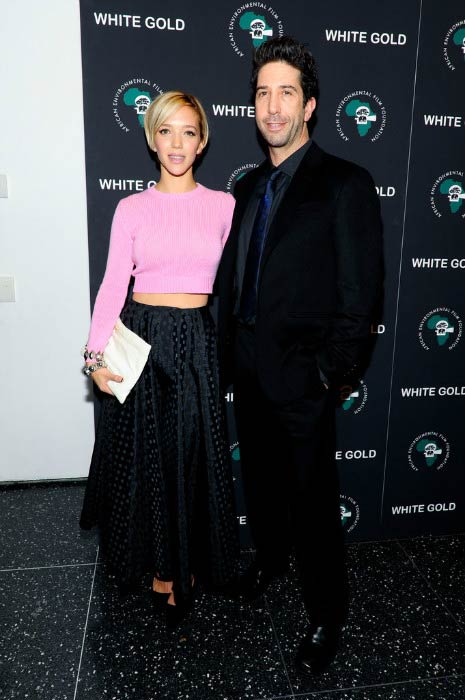 David Schwimmer and Zoe Buckman at the special screening of "White Gold" in November 2013