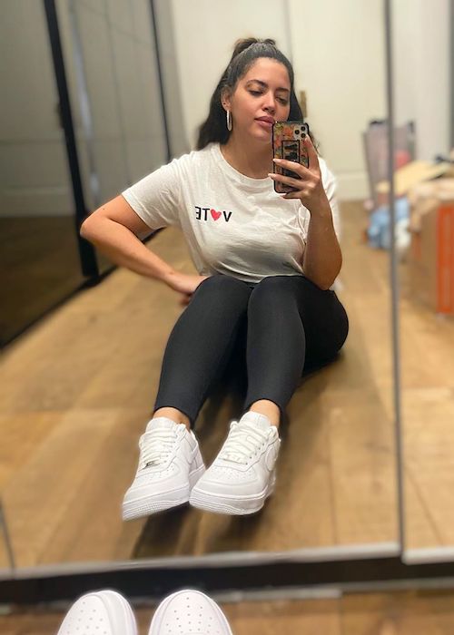 Denise Bidot urging fans to vote during 2020 Presidential Election