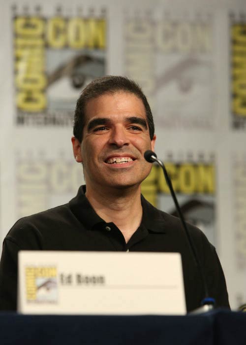 Ed Boon at the Comic-Con for the MORTAL KOMBAT: LEGACY II panel session in July 2013